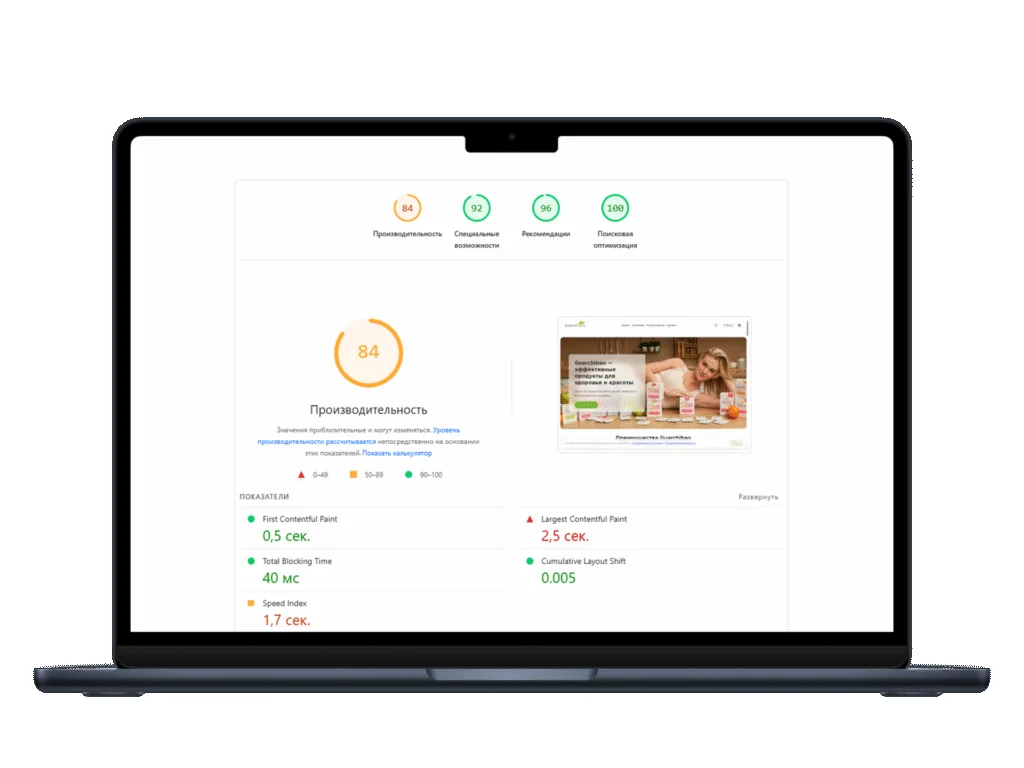 SEO-структура интернет-магазина Guarchibao